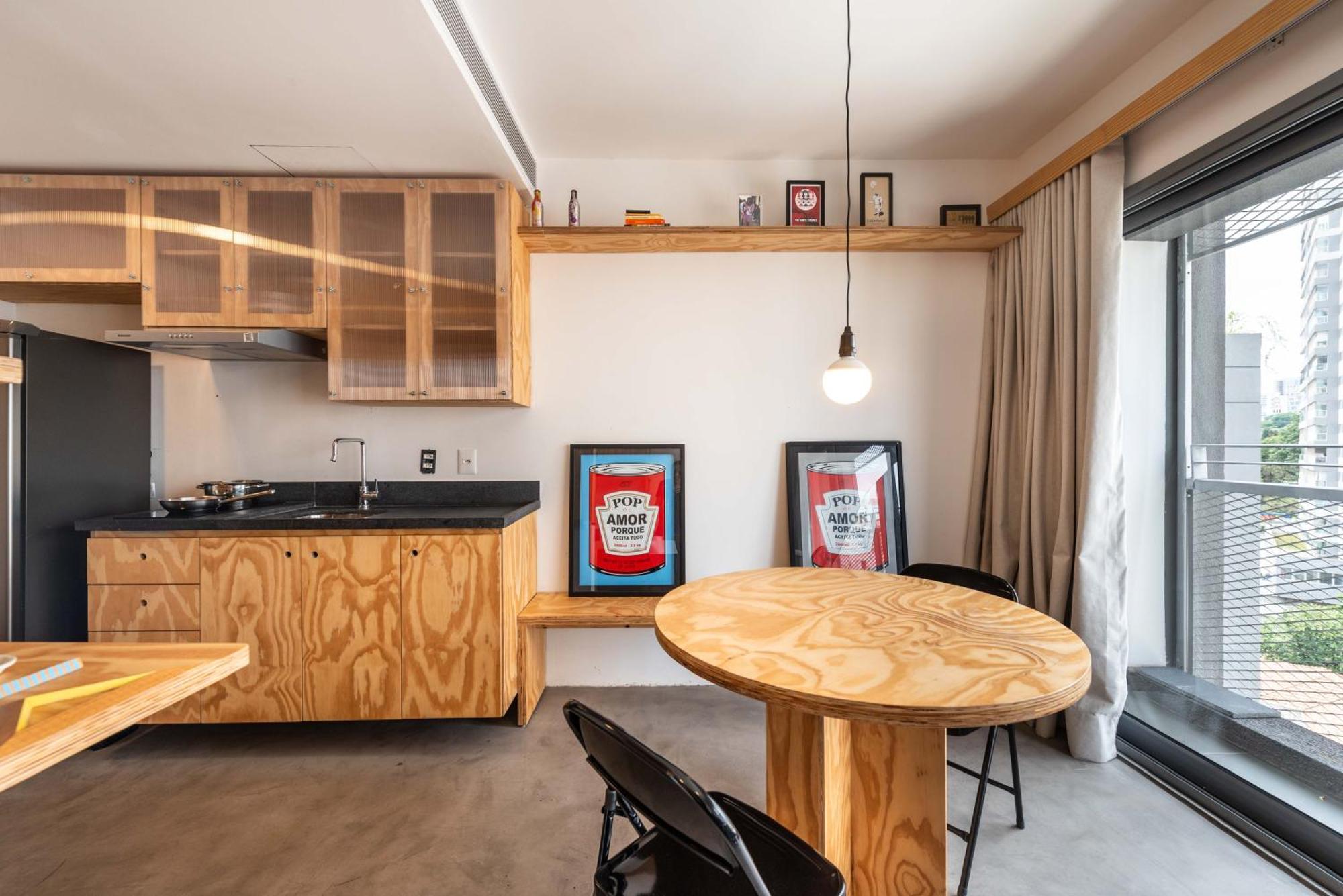 Apartment Pop Grafite 714 - Moderno Com Vista Incrivel Em Pinheiros