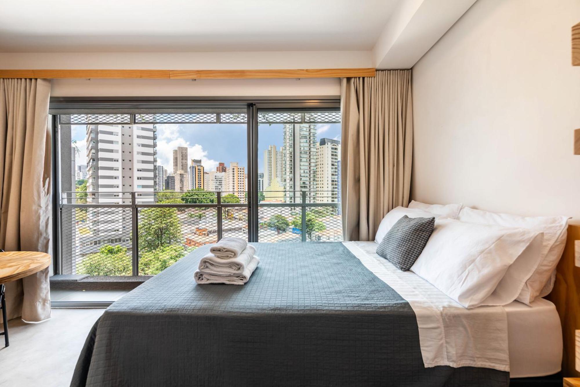 Apartment Pop Grafite 714 - Moderno Com Vista Incrivel Em Pinheiros