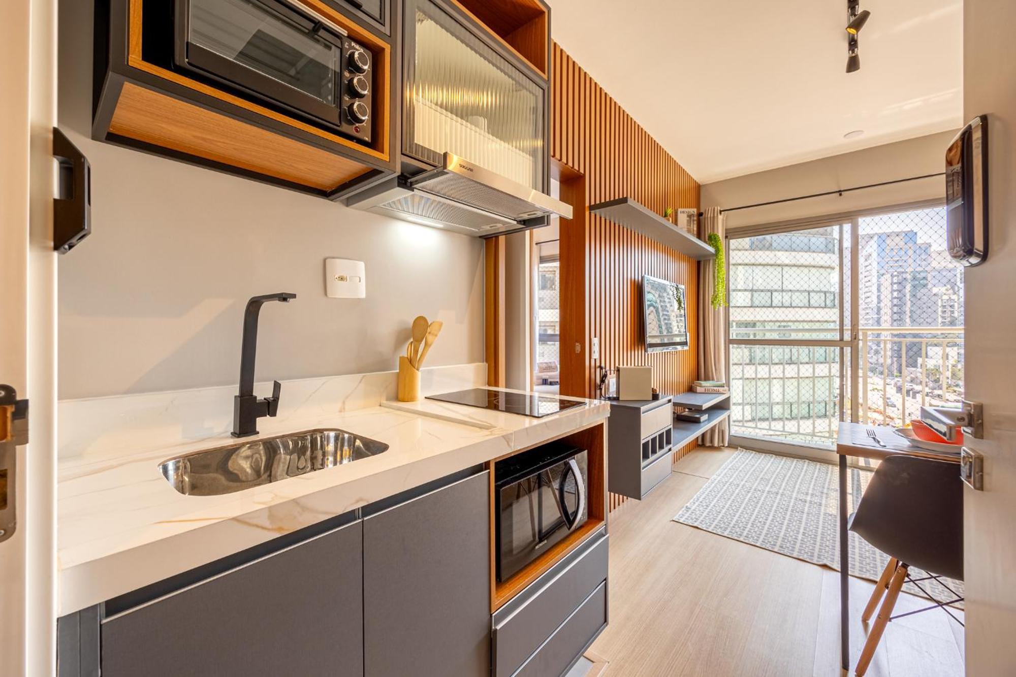 Apartment Easy Star - Charmoso Apto De 1 Na Av. Santo Amaro - Md02i Sao Paulo