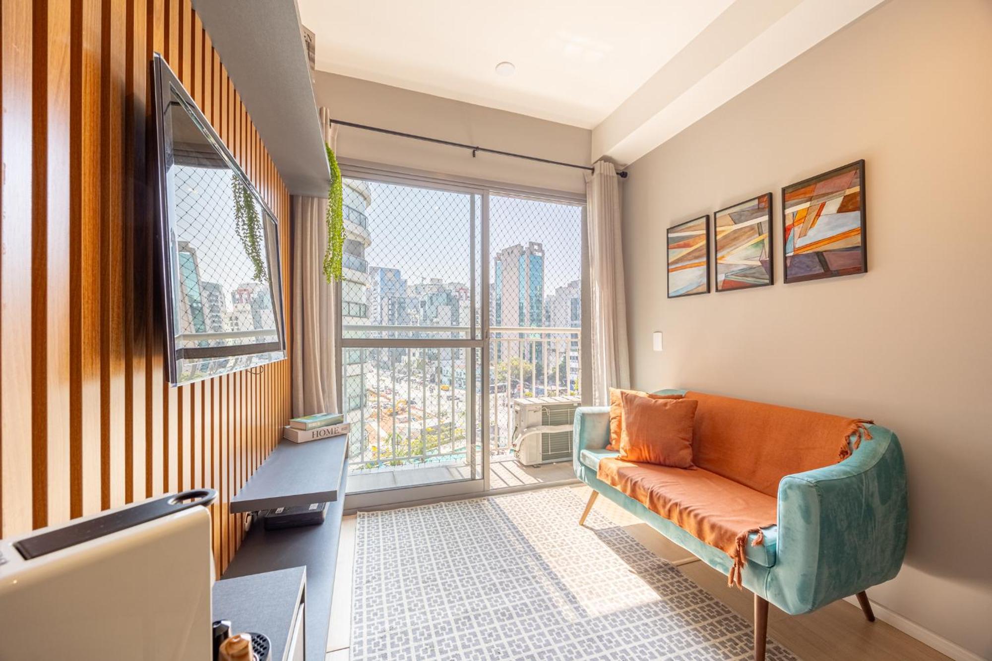 Easy Star - Charmoso Apto De 1 Na Av. Santo Amaro - Md02i Apartment