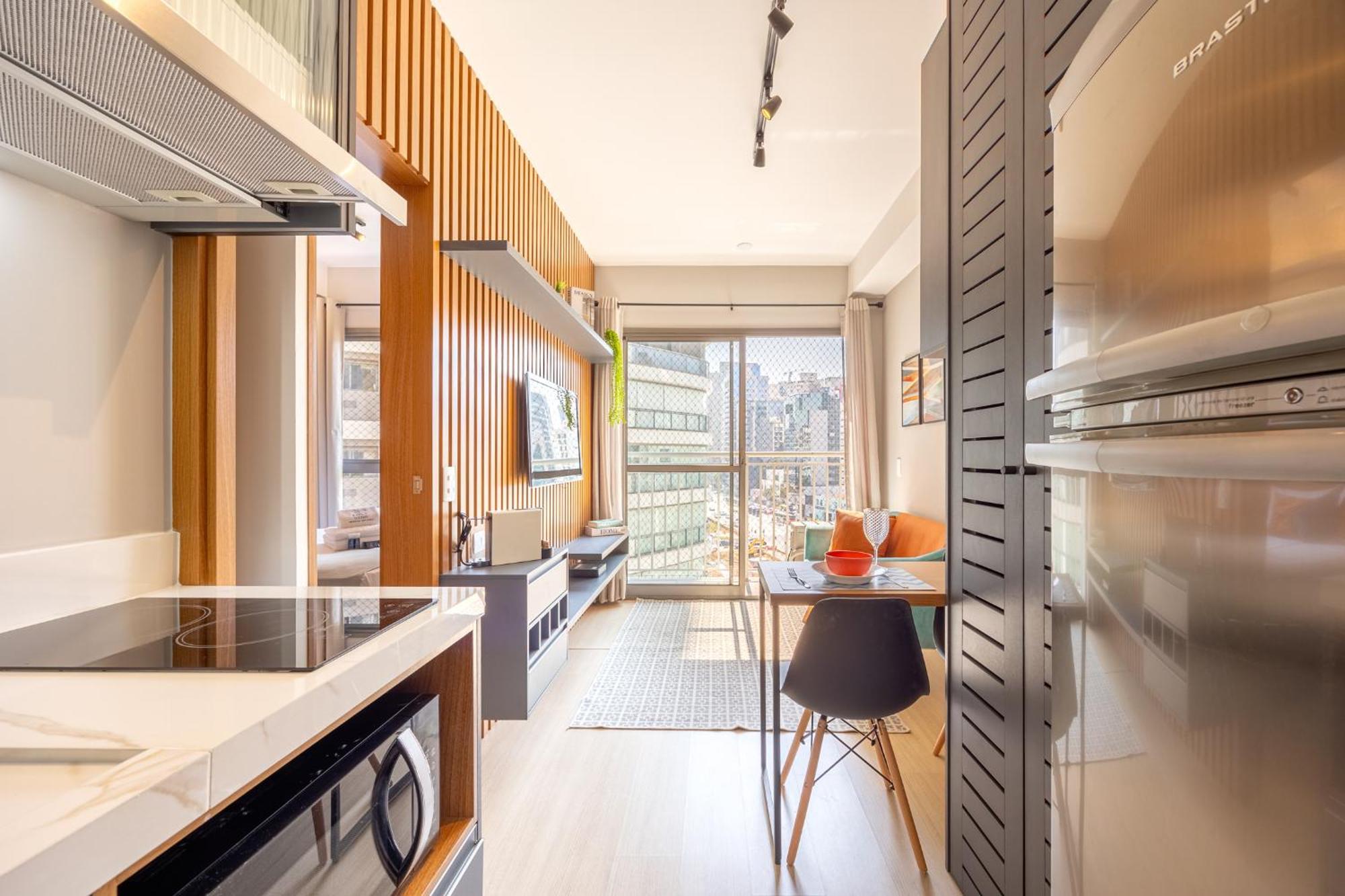 Easy Star - Charmoso Apto De 1 Na Av. Santo Amaro - Md02i Apartment