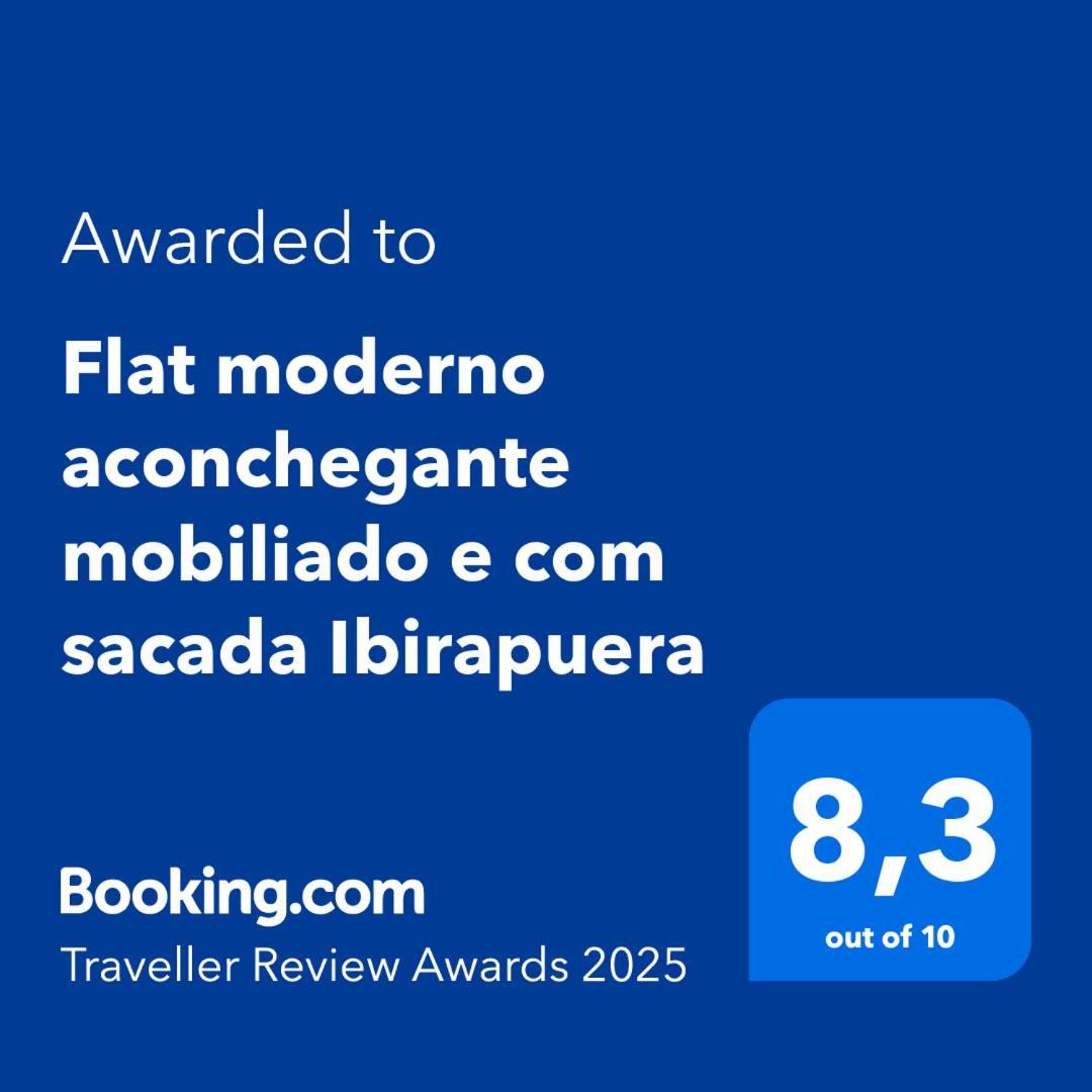 Flat Moderno Aconchegante Mobiliado E Com Sacada Ibirapuera *
