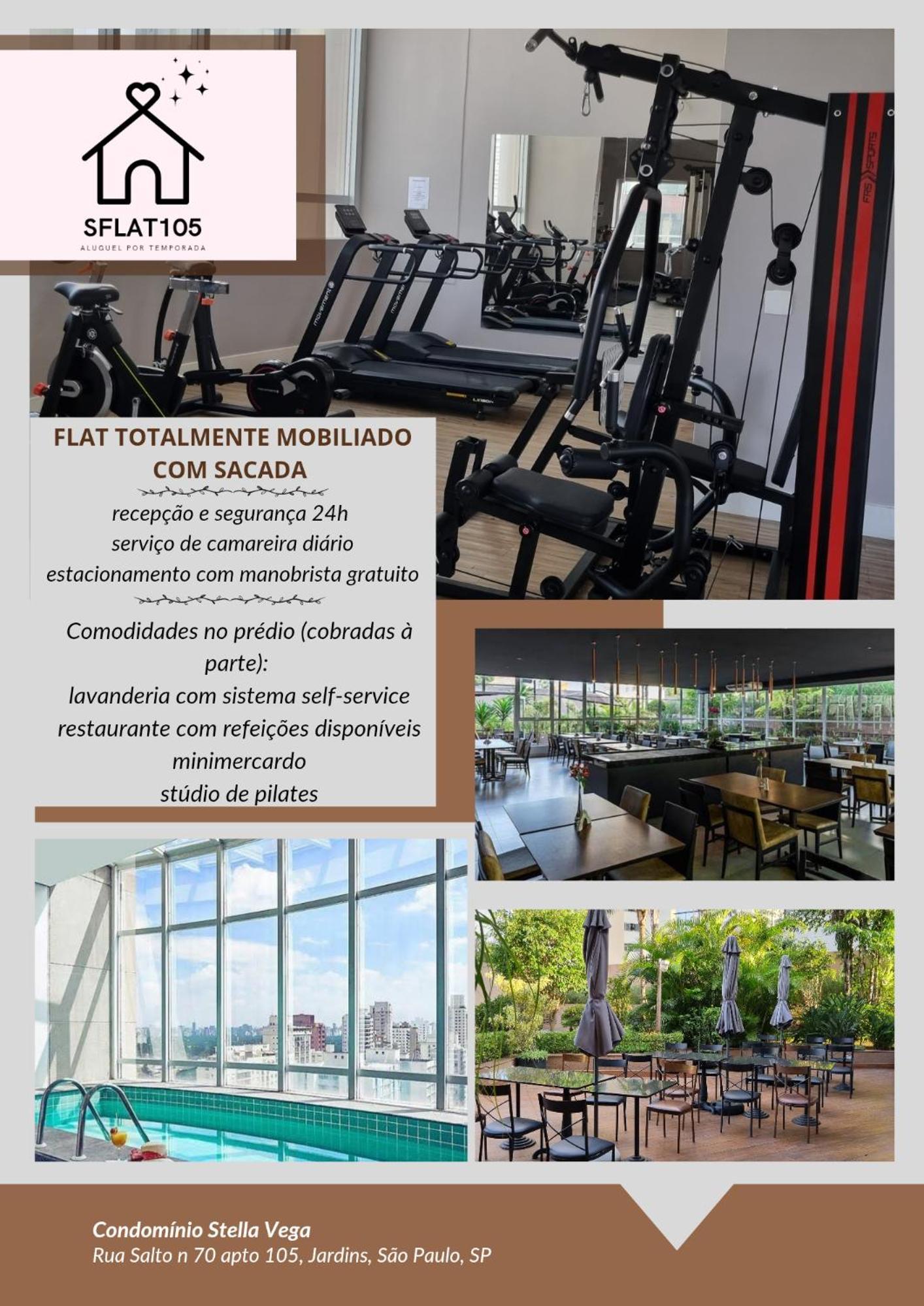 Flat Moderno Aconchegante Mobiliado E Com Sacada Ibirapuera Aparthotel *