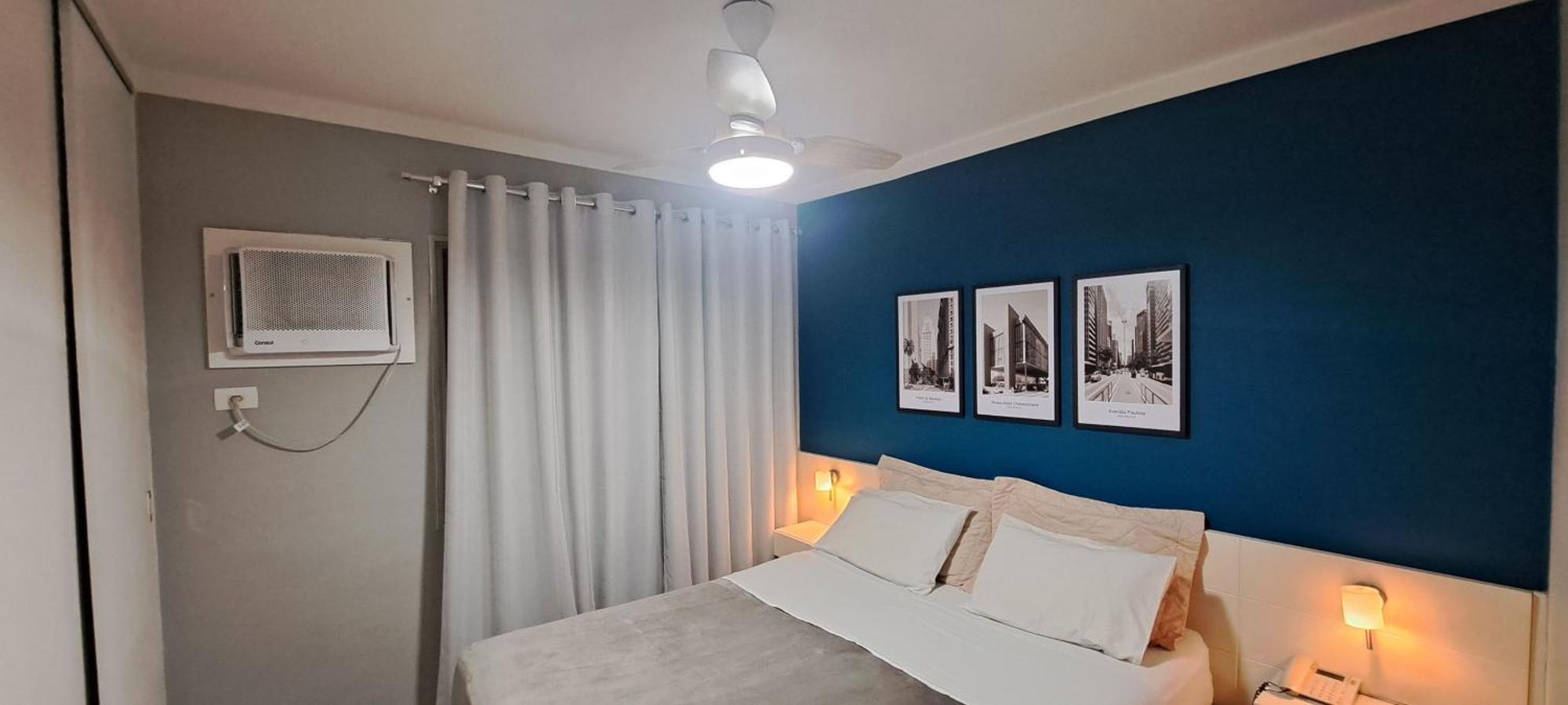 Apartamento Flat Confortavel - Academia - Piscina - Garagem - Localizacao Do Itaim Bibi