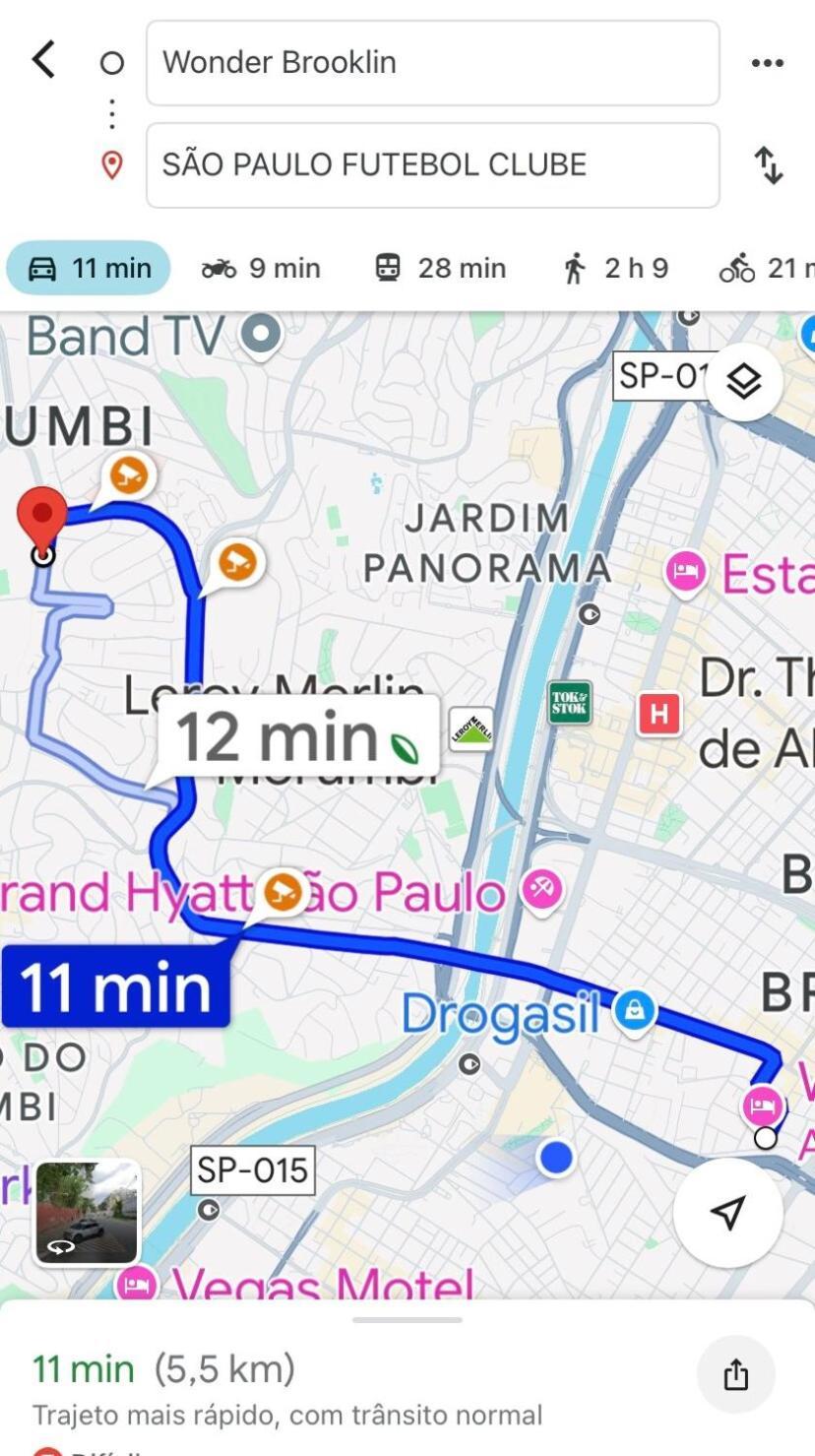 Căn hộ Luxo 300 Meters From The Brooklin Metro