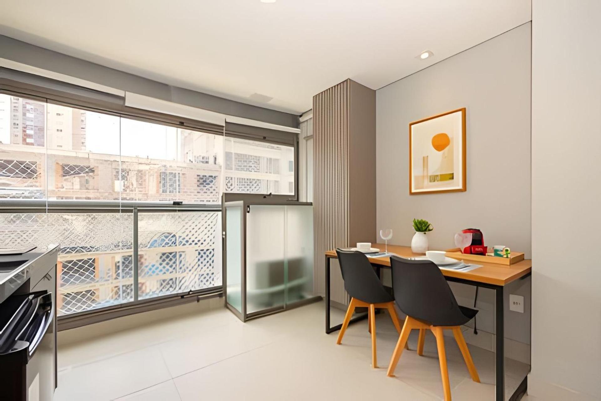 Easy Star - Belo Com Cama Queen No Coracao Do Brooklin - Sc03i Apartemen *