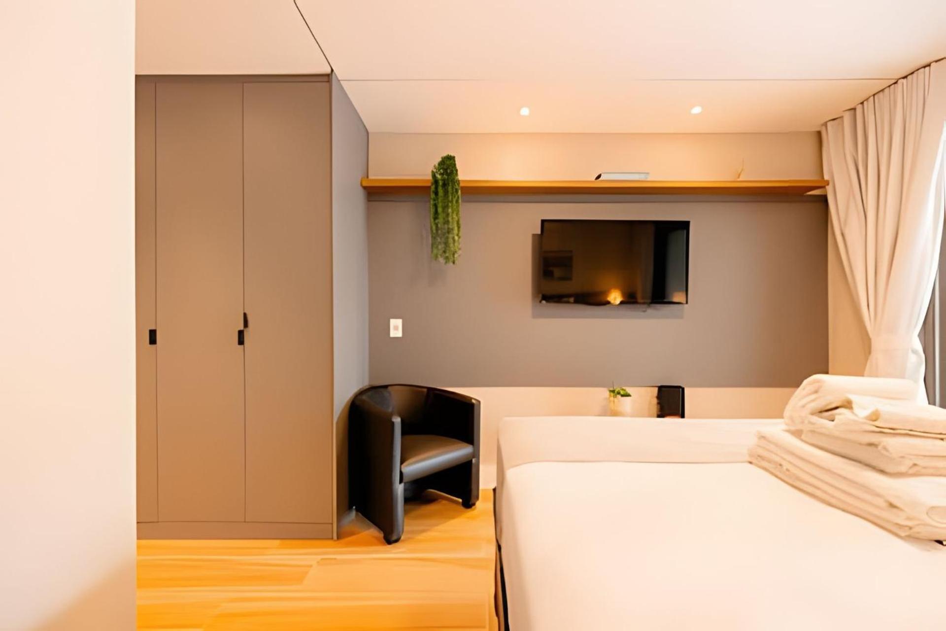 Easy Star - Belo Com Cama Queen No Coracao Do Brooklin - Sc03i Apartemen Sao Paulo