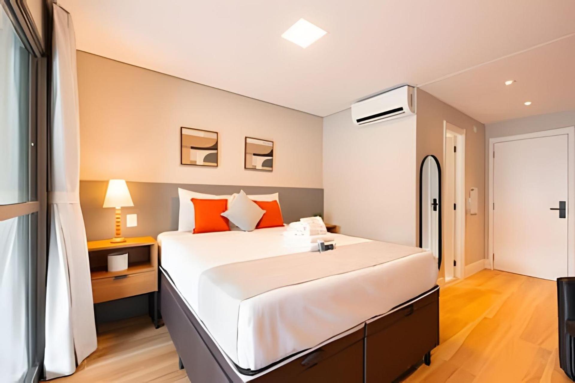 Easy Star - Belo Com Cama Queen No Coracao Do Brooklin - Sc03i Apartemen Sao Paulo