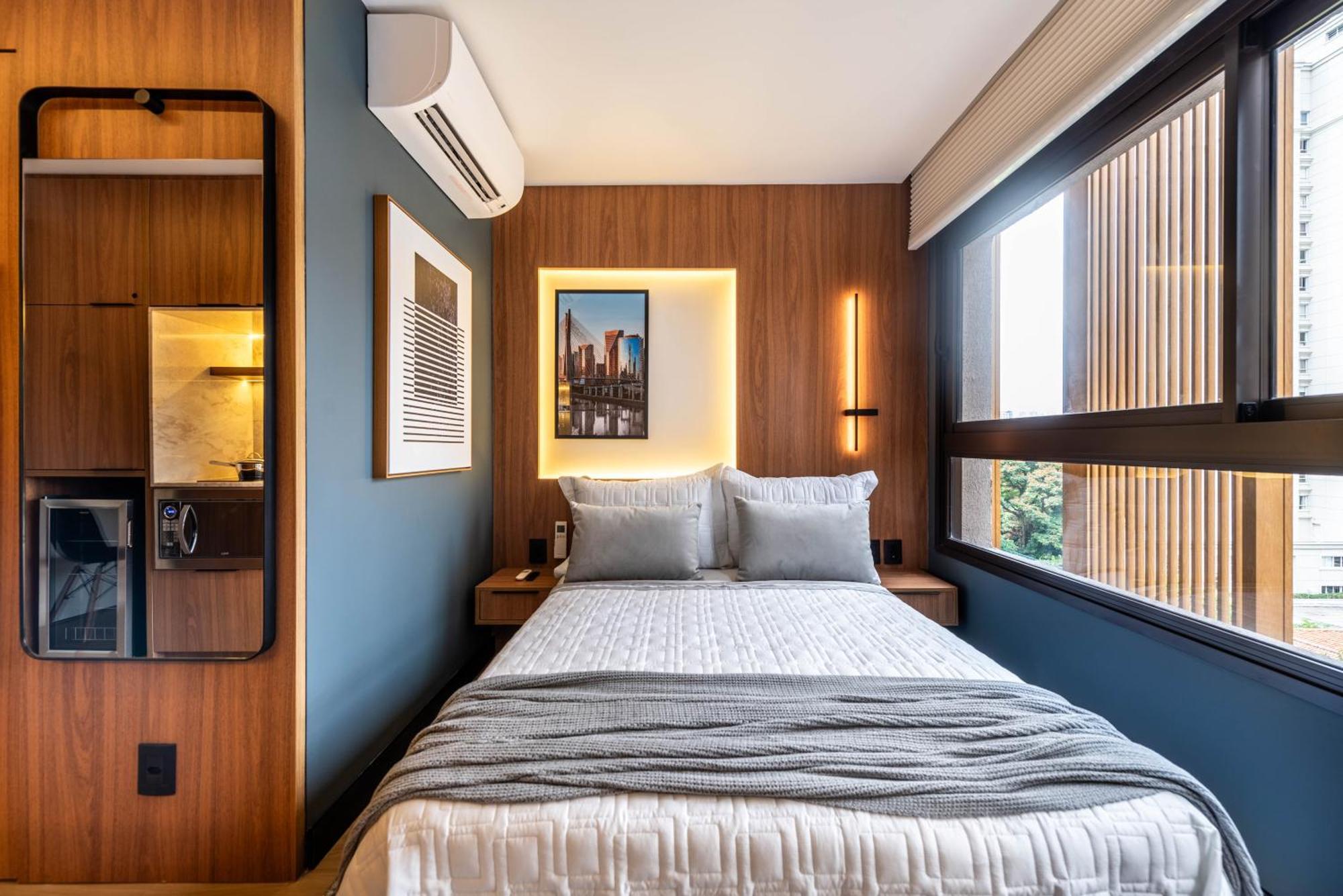 Apartment Elegancia Em Moema - Com Vista E Design - M1 *