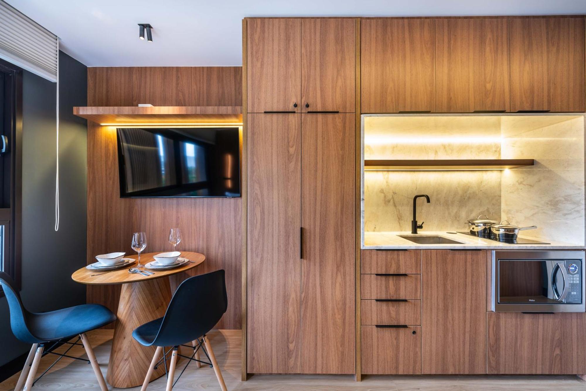 Apartment Elegancia Em Moema - Com Vista E Design - M1 Sao Paulo