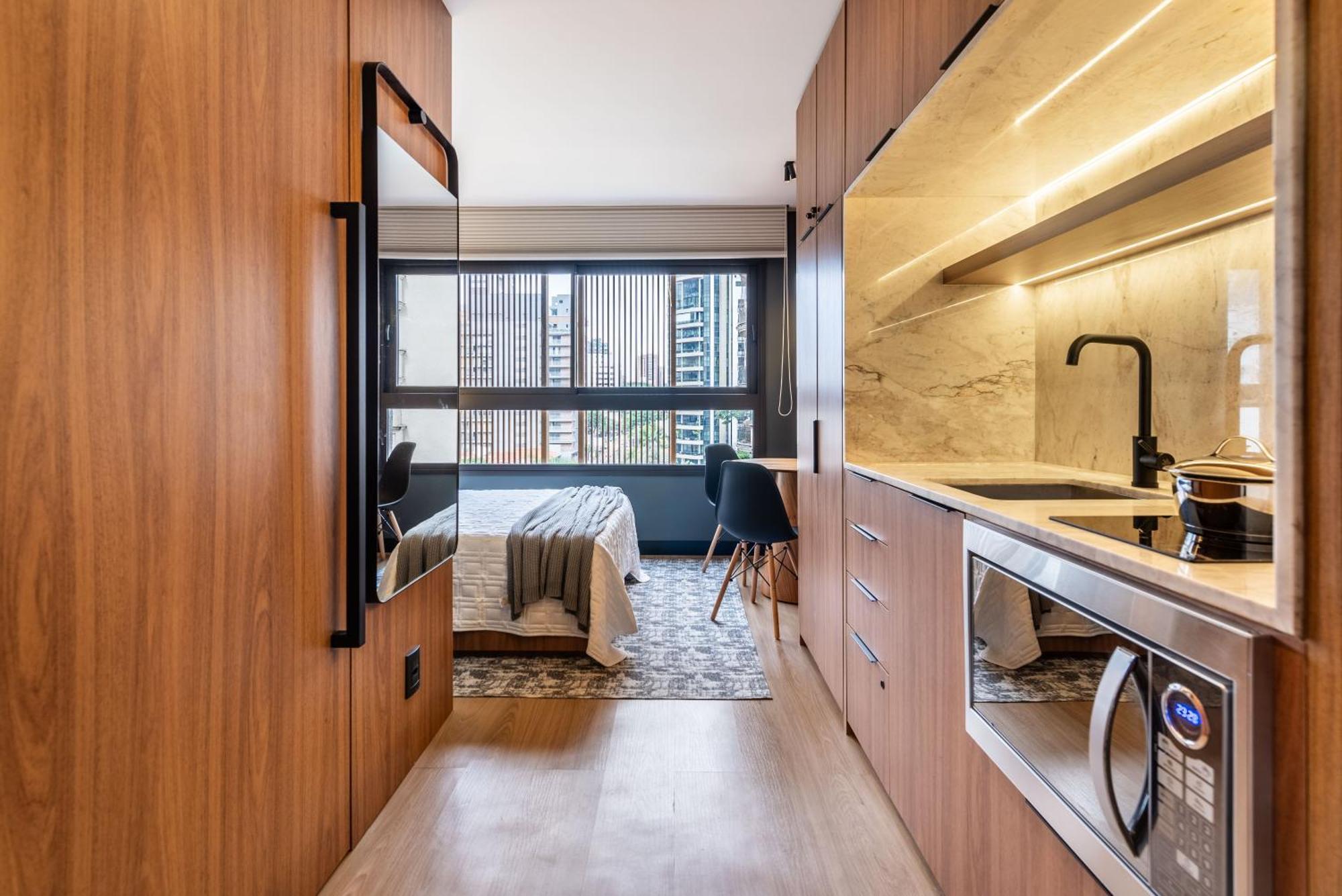 Apartment Elegancia Em Moema - Com Vista E Design - M1 Sao Paulo