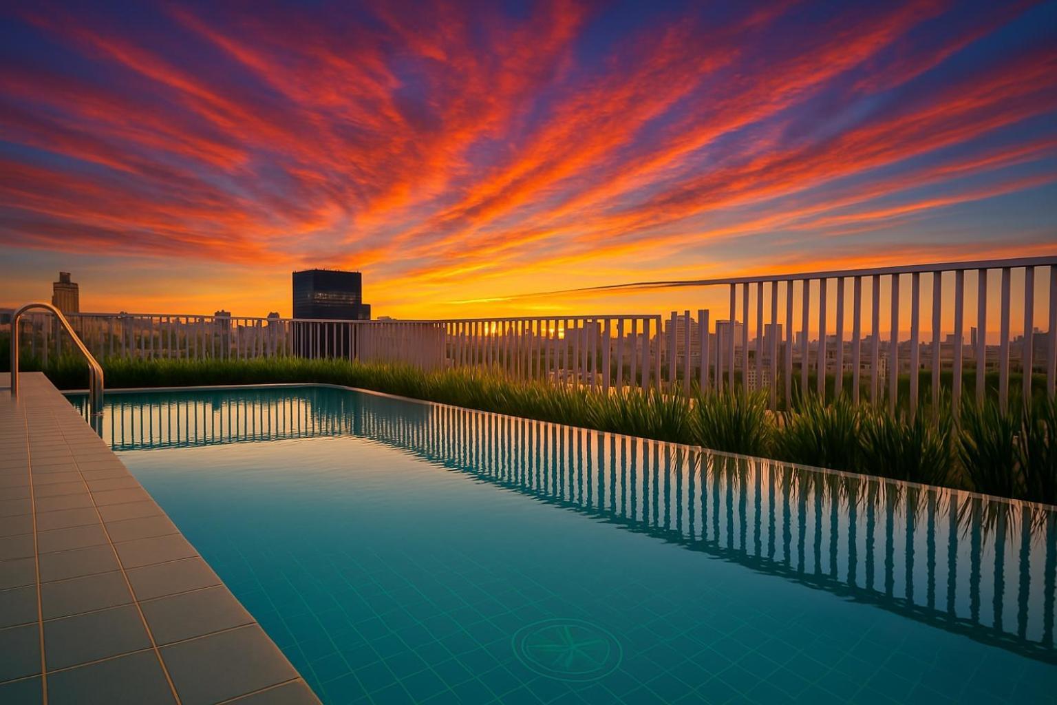 2307 - Infinity Pool Studio, Allianz Front, Fully Equipped & Modern ! Apartment