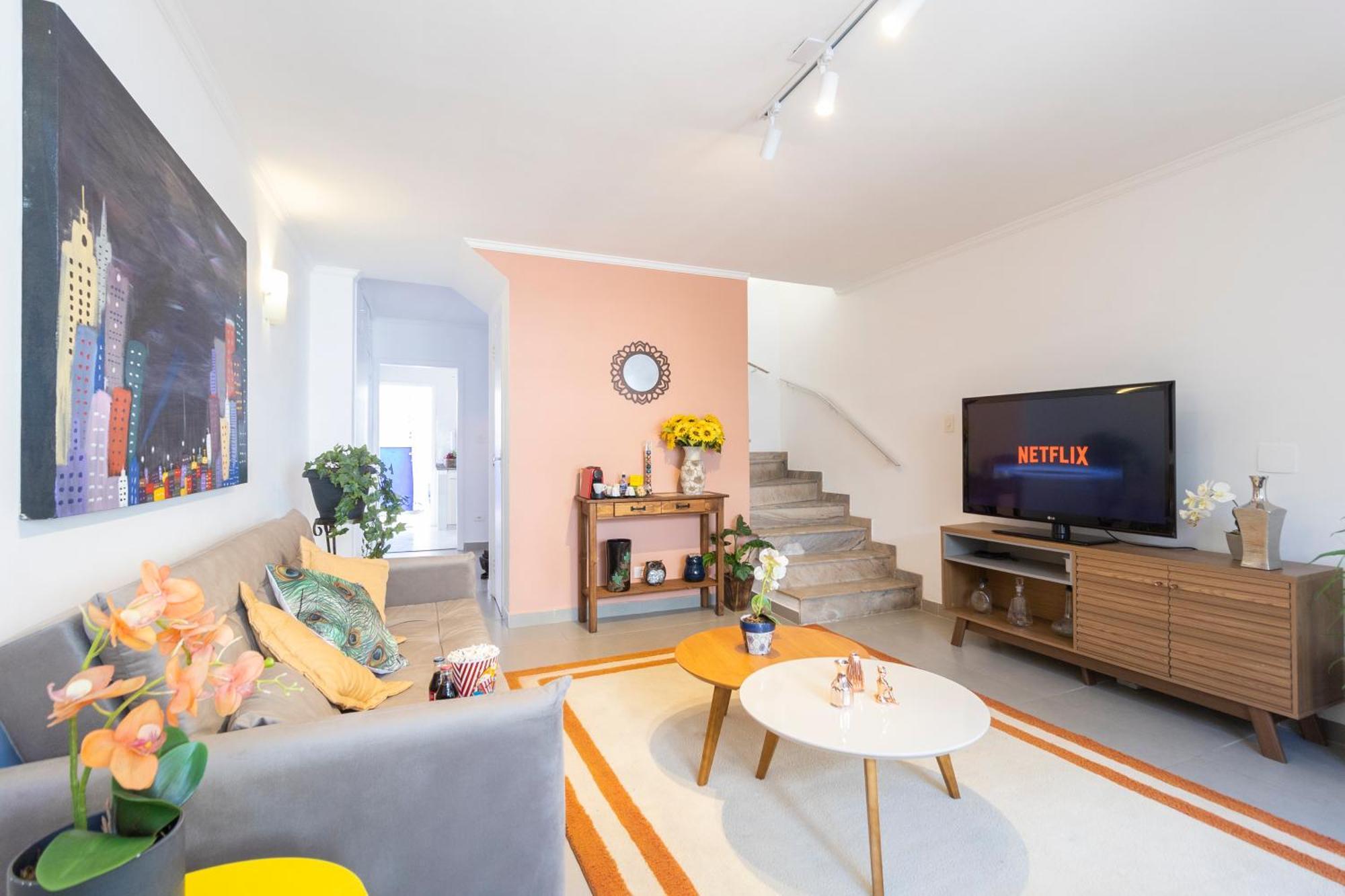 Casa Aconchegante Com 4 Quartos Na Madalena Ferienhaus São Paulo