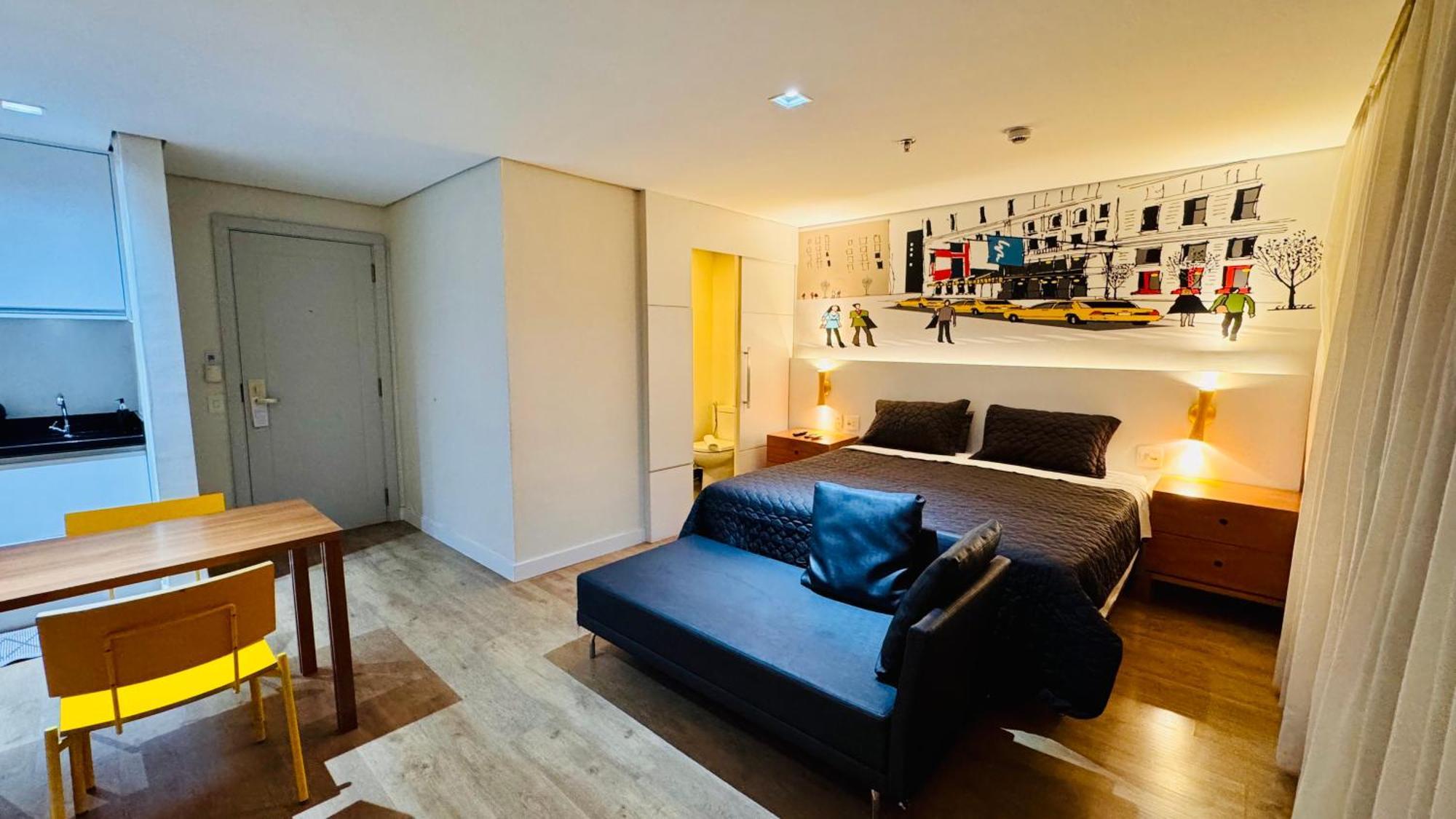 Itaim Bibi Flat Com Varanda Apartamento *