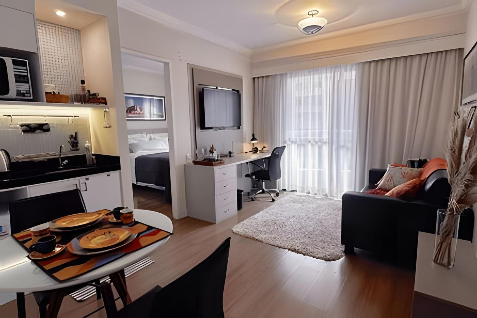 Flat Em Moema - Limpeza Diaria & Estacionamento Căn hộ São Paulo