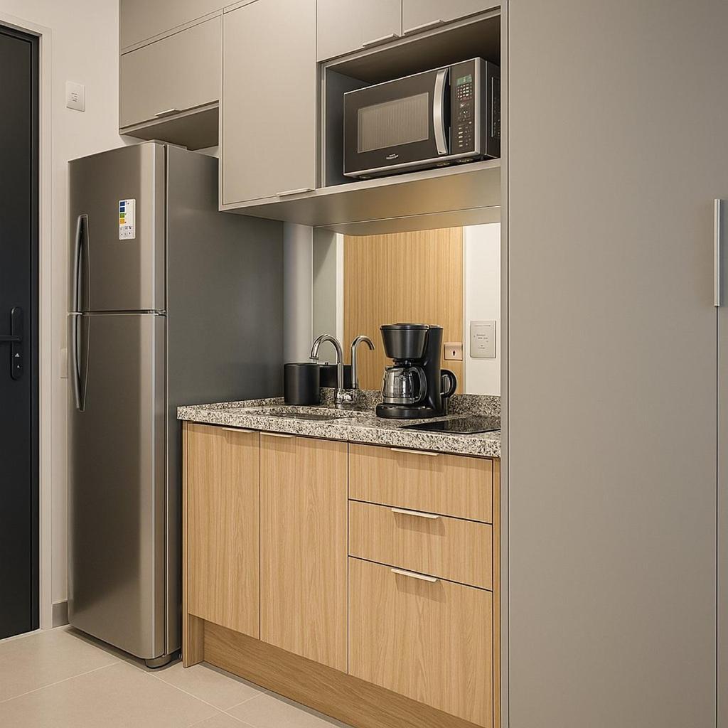Sofisticados Com Ar, Cozinha, Piscina, Coworking E Metro A 5 Min Apartment Sao Paulo