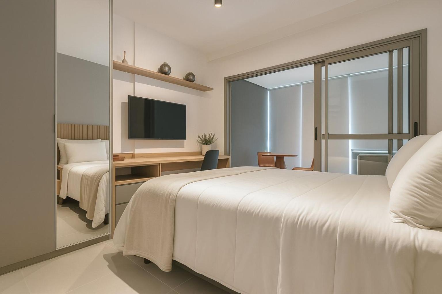 Sofisticados Com Ar, Cozinha, Piscina, Coworking E Metro A 5 Min