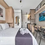 Studio Kitchen Modern Coworking Balcony