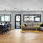 Studio Kitchen Modern Coworking Balcony