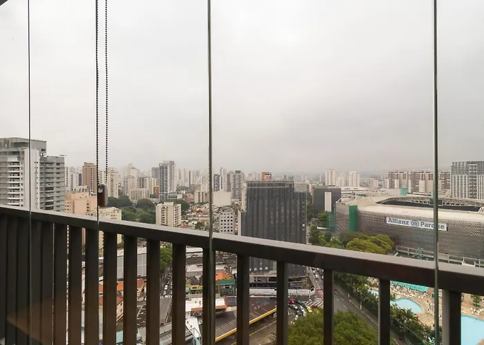 Studio Em Frente Ao Allianz Parque Com Piscina Na Cobertura - Vn 16