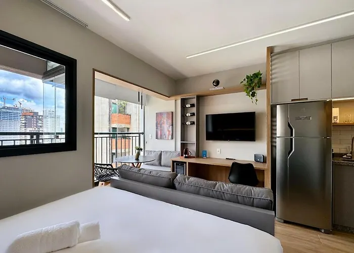 Studio Alto Padrao | Congonhas, Metro E Shopping