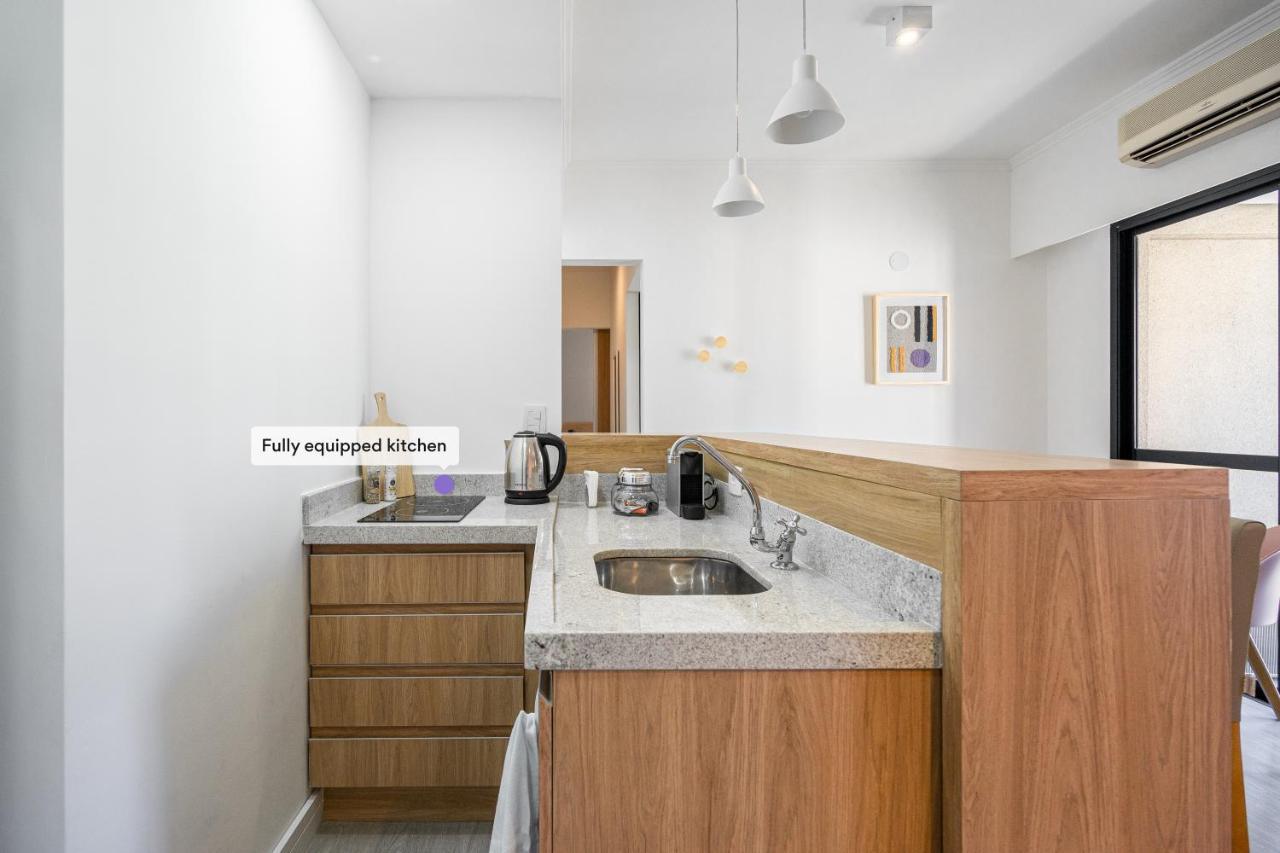 Apto Moderno Com Varanda E Vaga - Itaim Bibi Apartment