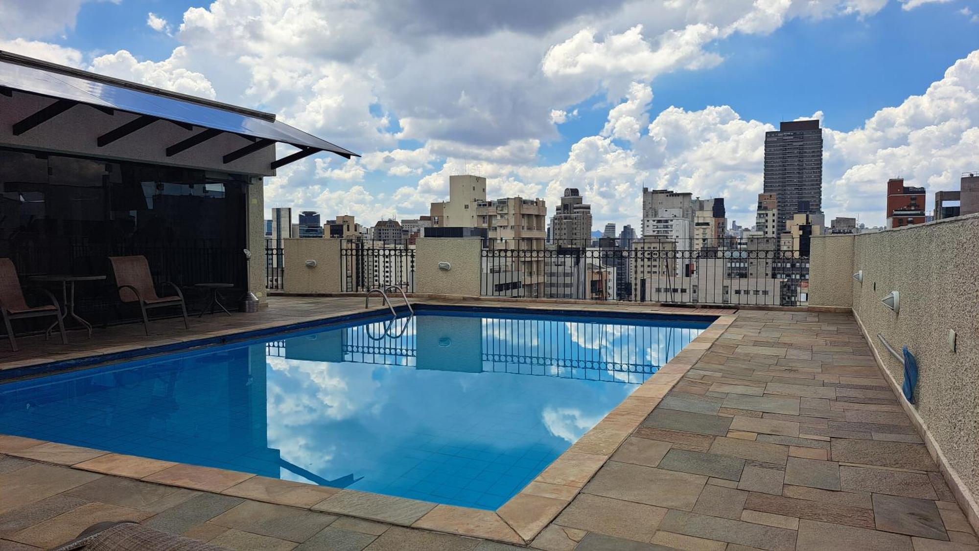 Flat Confortavel - Academia - Piscina - Garagem - Localizacao Do Itaim Bibi Sao Paulo