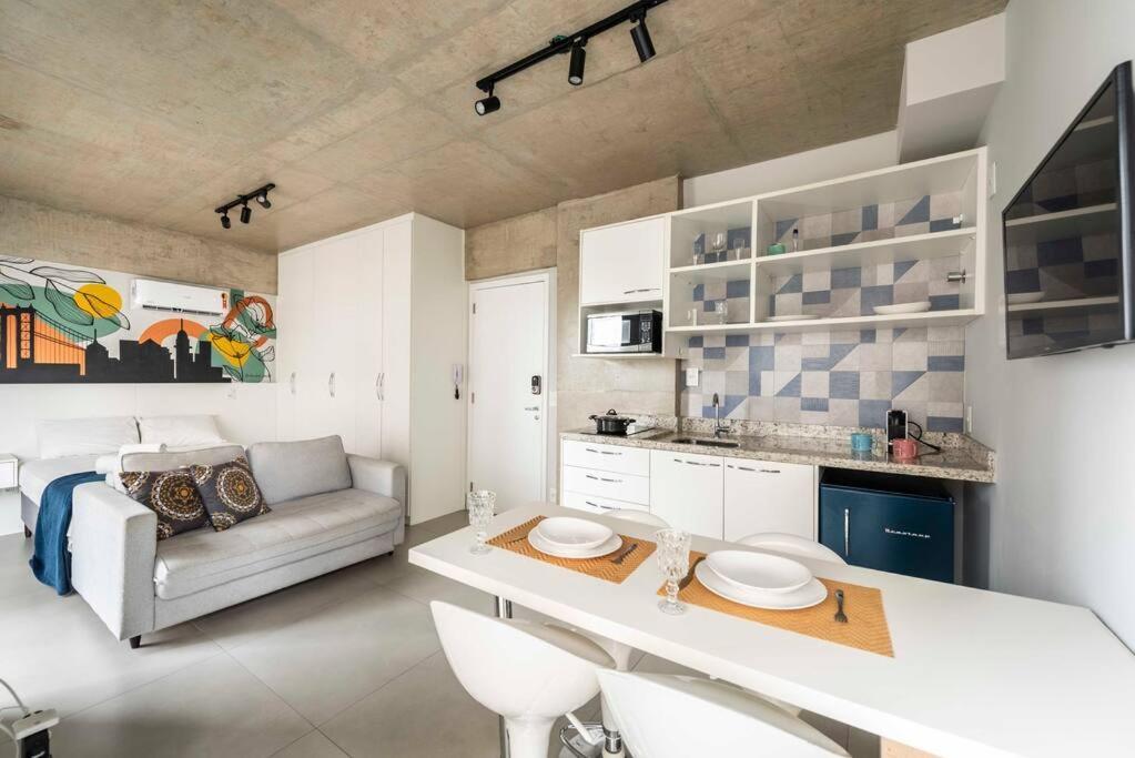 93 New Studio, Spacious Design Near Paulista Av *