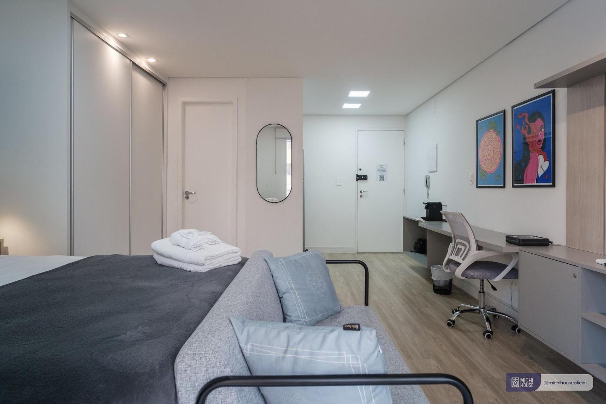 Apartment Mh 10216 - Encantador Studio Com Ac/wf/casal *