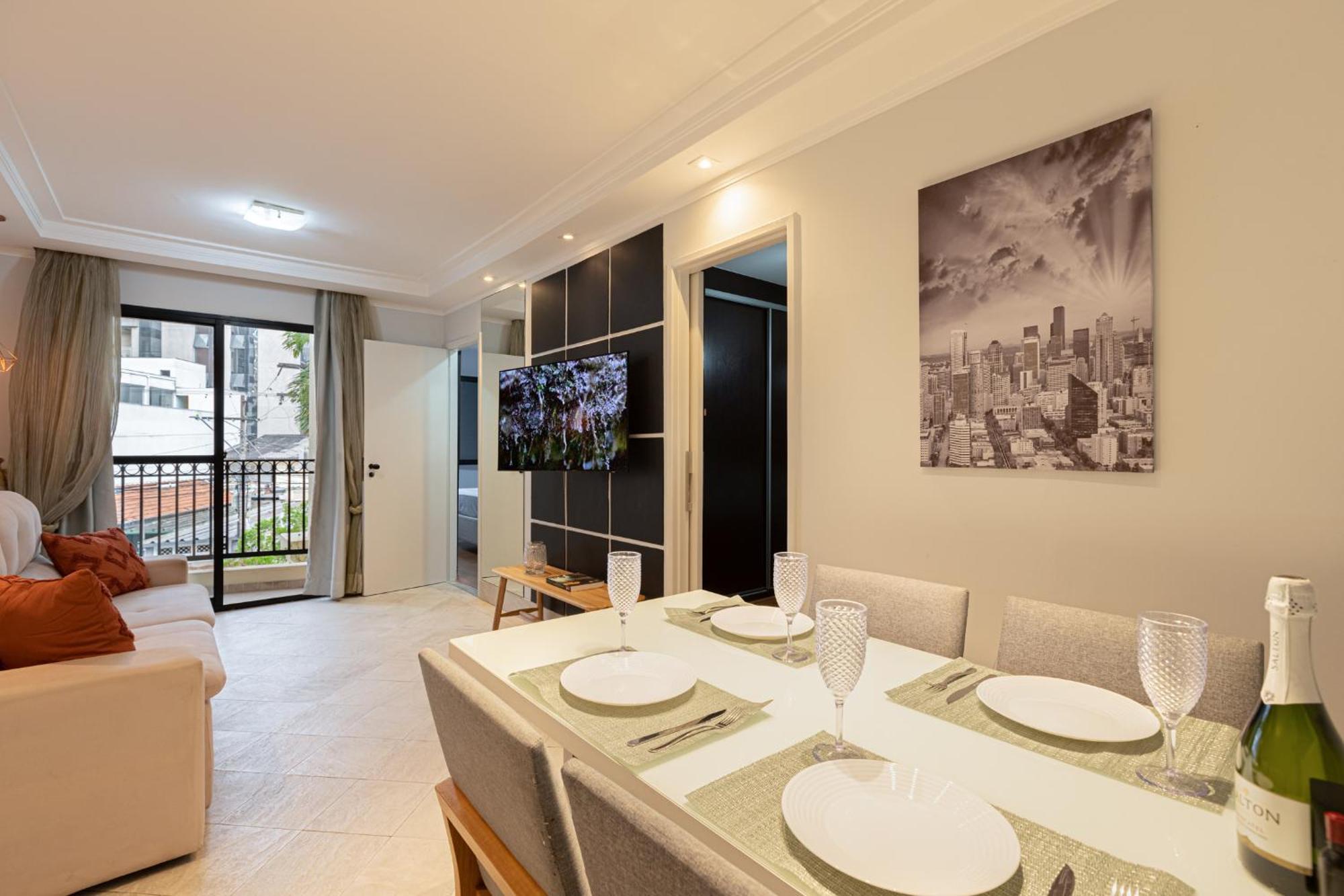 Easy Star - Lindo Apto Dois Quartos Na Olimpia - Pq01h Căn hộ *