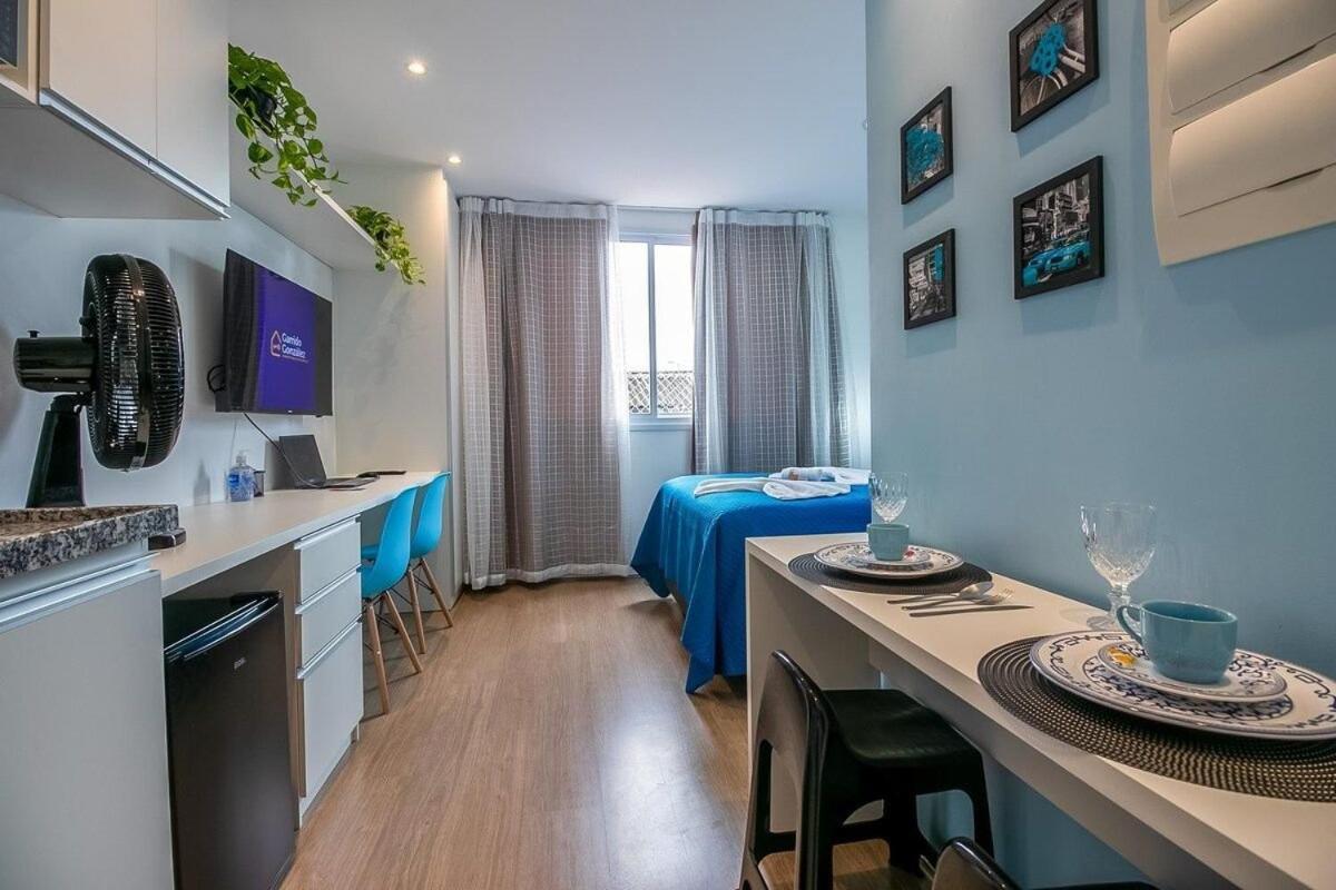 Santorini No Bras Com Piscina/metro Bras Apartment São Paulo