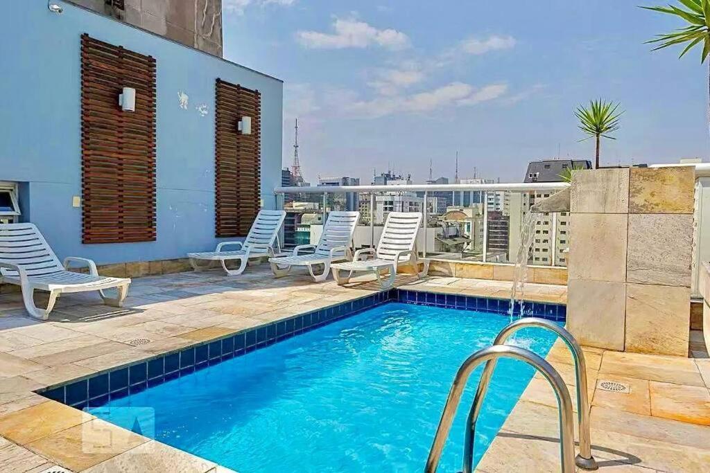 Daire 121 - Rentaqui Flat Crillon Plaza Jardim Paulista *