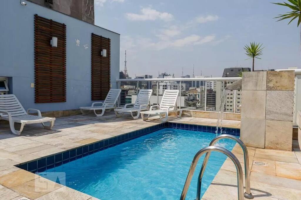 121 - Rentaqui Flat Crillon Plaza Jardim Paulista Daire *