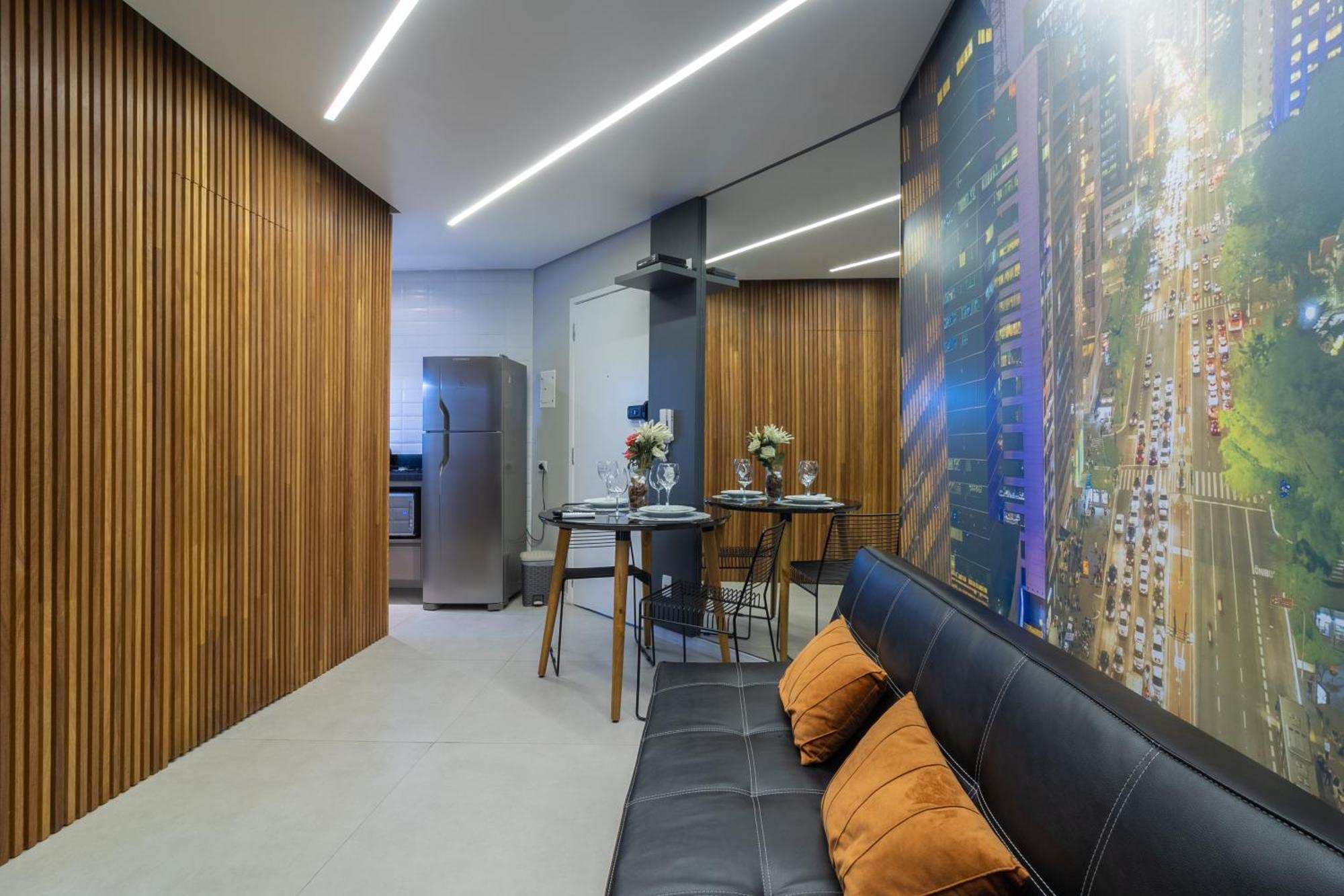 Flat 3 Pessoas Com Garagem, Piscina, Academia E Lavanderia Apartemen