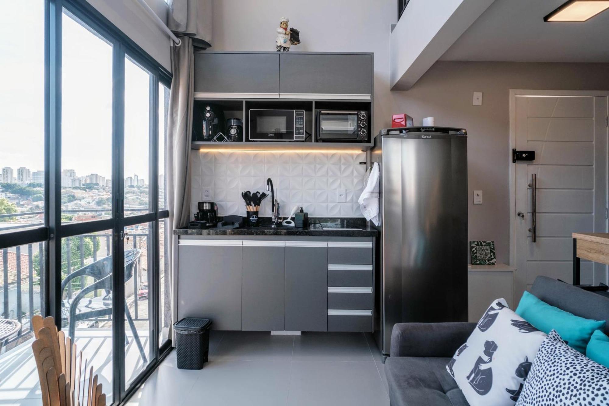 Apartment Loft Com Vista Panoramica Aeroporto Spexpo Metro Com Ac São Paulo
