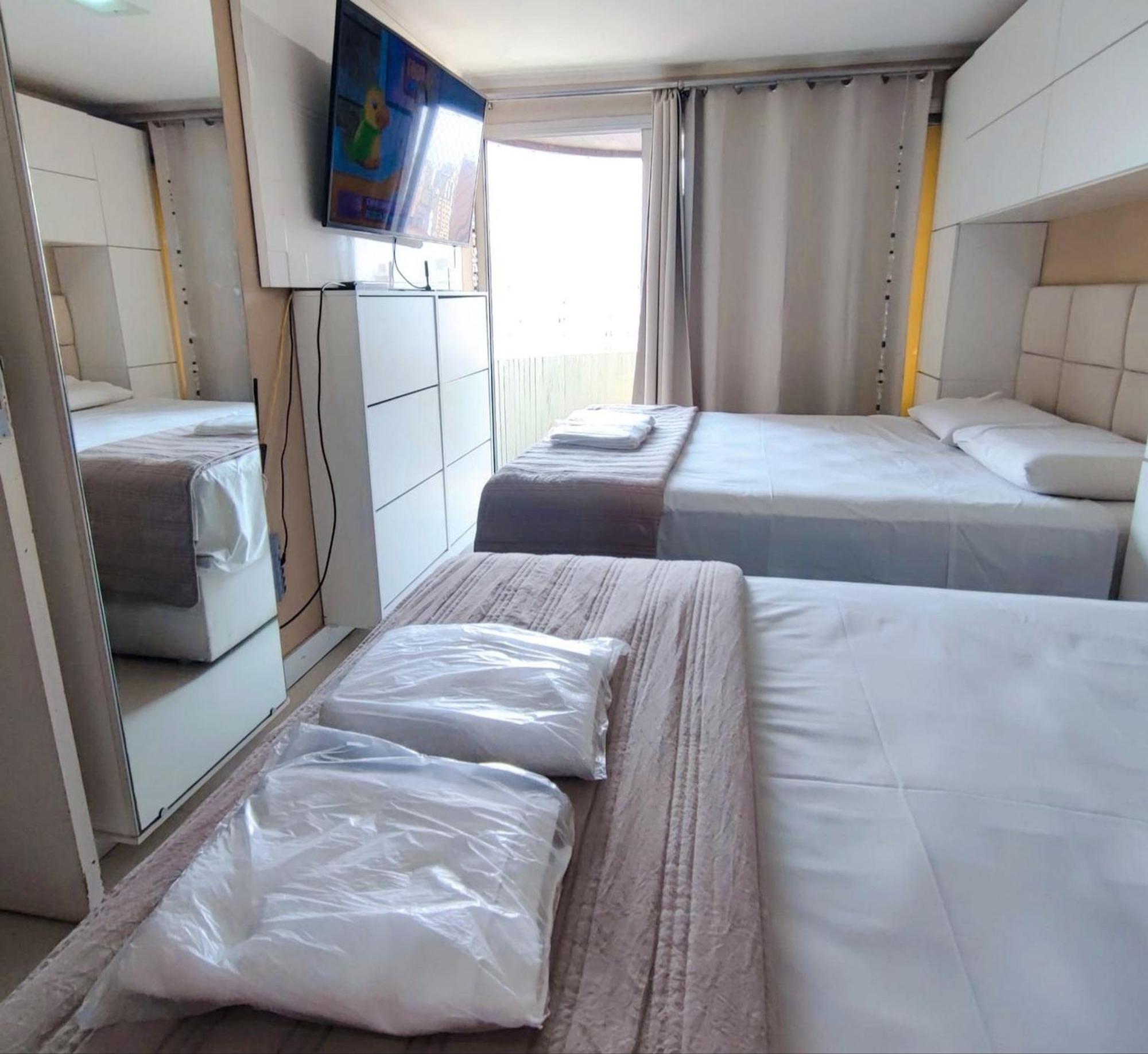 Apartment Flat Brlhante 5 Pessoas Garagem Hakka -feirinha-hospitais *