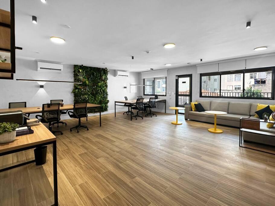 Apartment Kitchen Modern Coworking Balcony