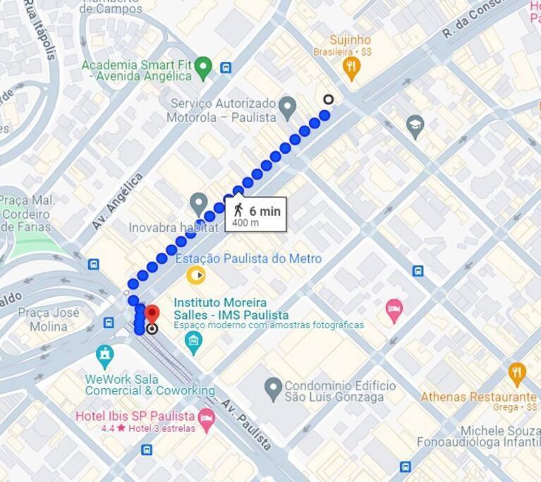 Apartemen Novo Consolacao ,450 M Da Av Paulista Sao Paulo
