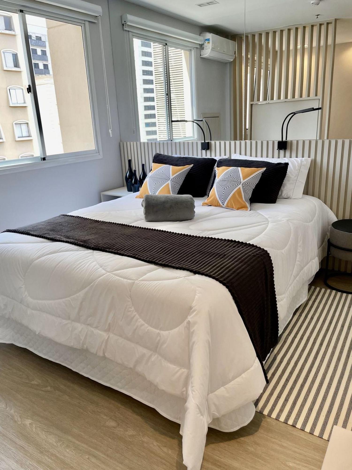 Morada Deluxe Vila Olimpia - Flat Em Hotel Moderno Em Bairro Nobre Daire *