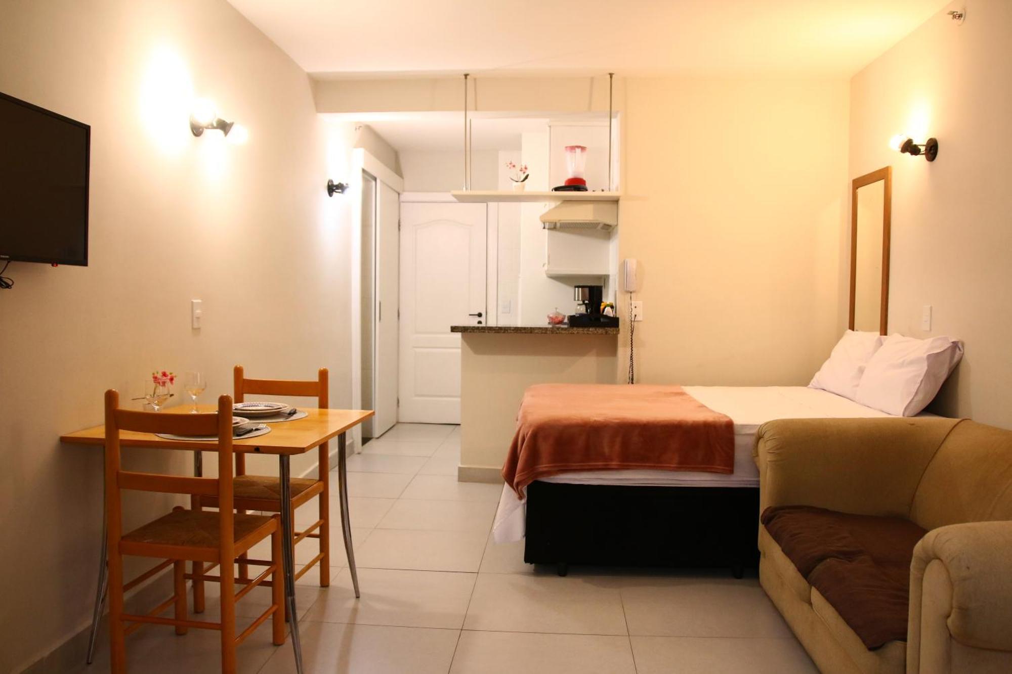 Apartemen Apto Com Linda Vista - Em Frente Allianz Parque Com Estacionamento Sao Paulo