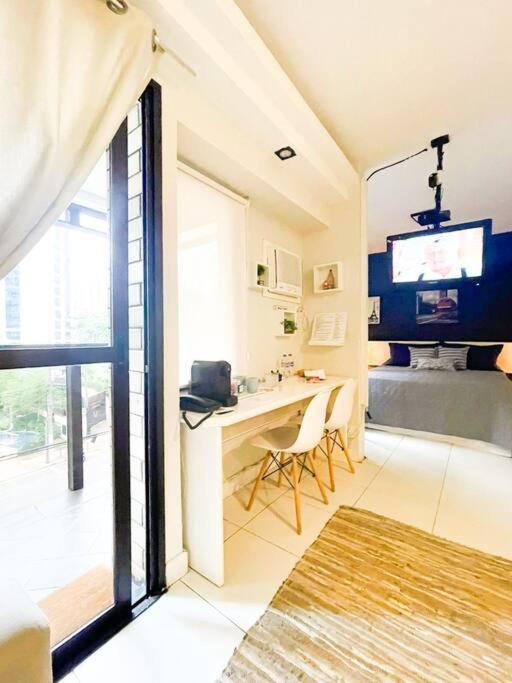 Daire Flat Moema Com Varanda,lazer,servicos E Vaga Sao Paulo