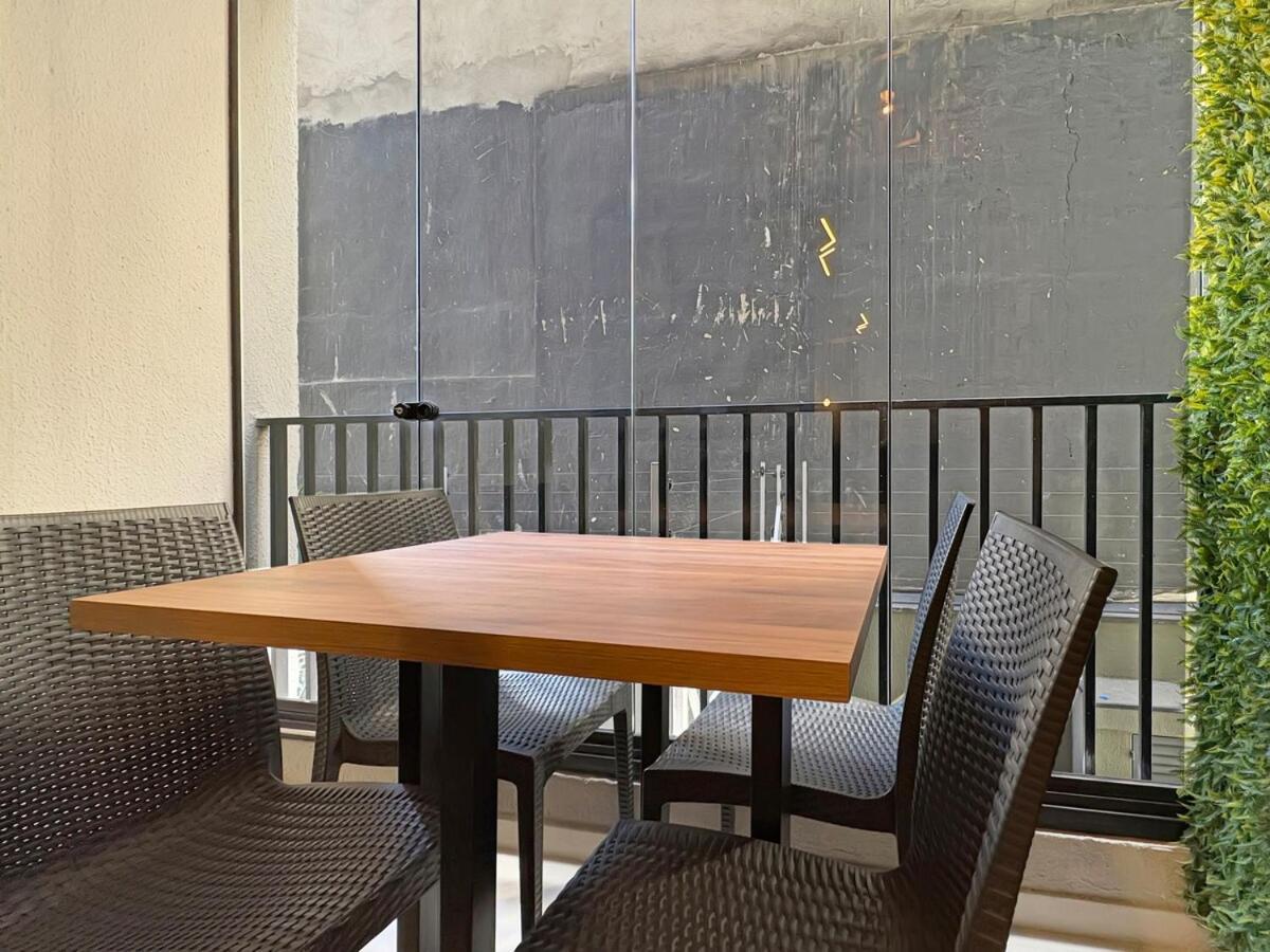 Apartment Modern Kitchen Balcony Air Conditioning *