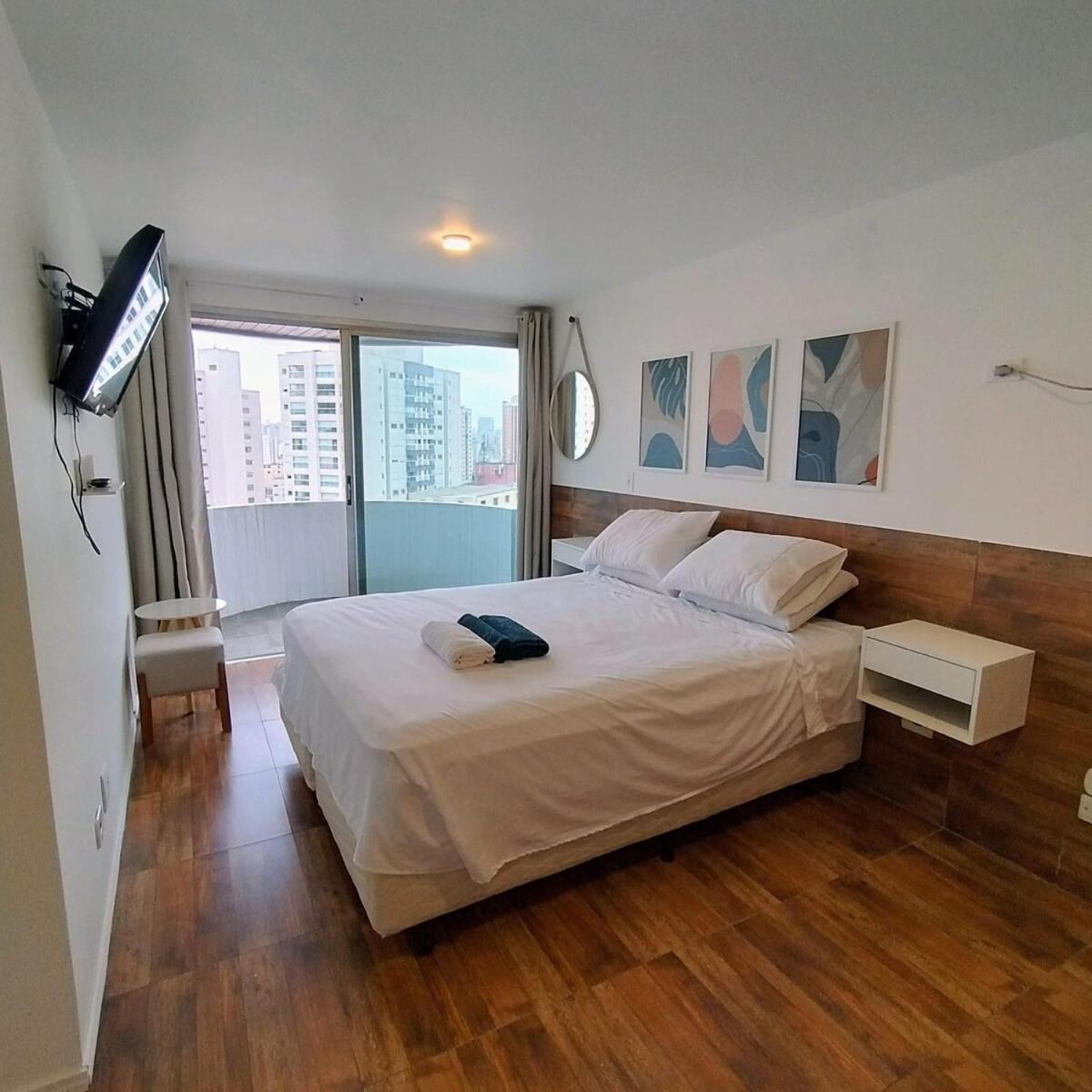 Lindo Flat Terraco Garagem Metro Liberdade Paraiso Apartment Sao Paulo