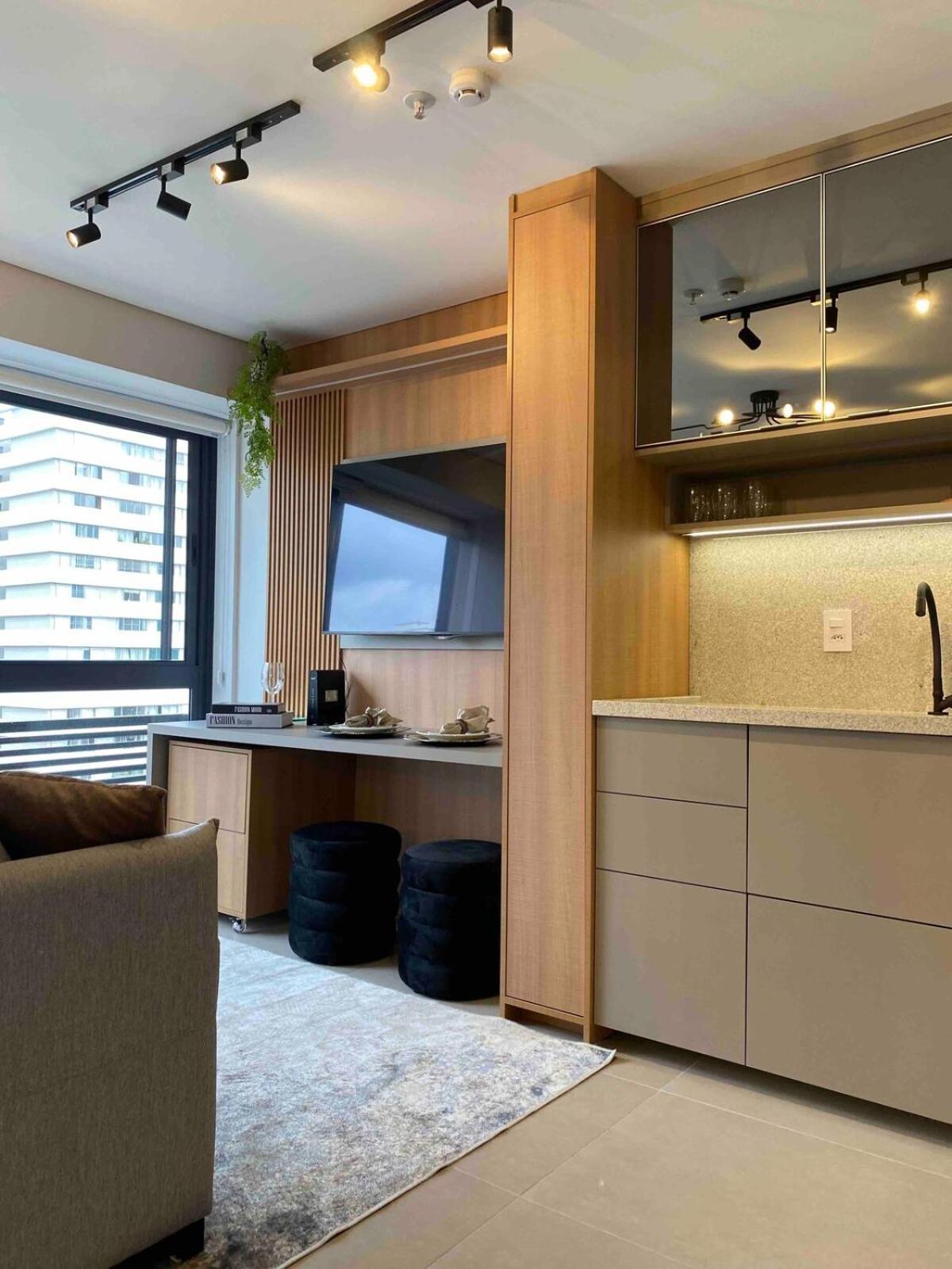 Apartemen Novo E Moderno Em Frente Ao Allianz Parque Sao Paulo