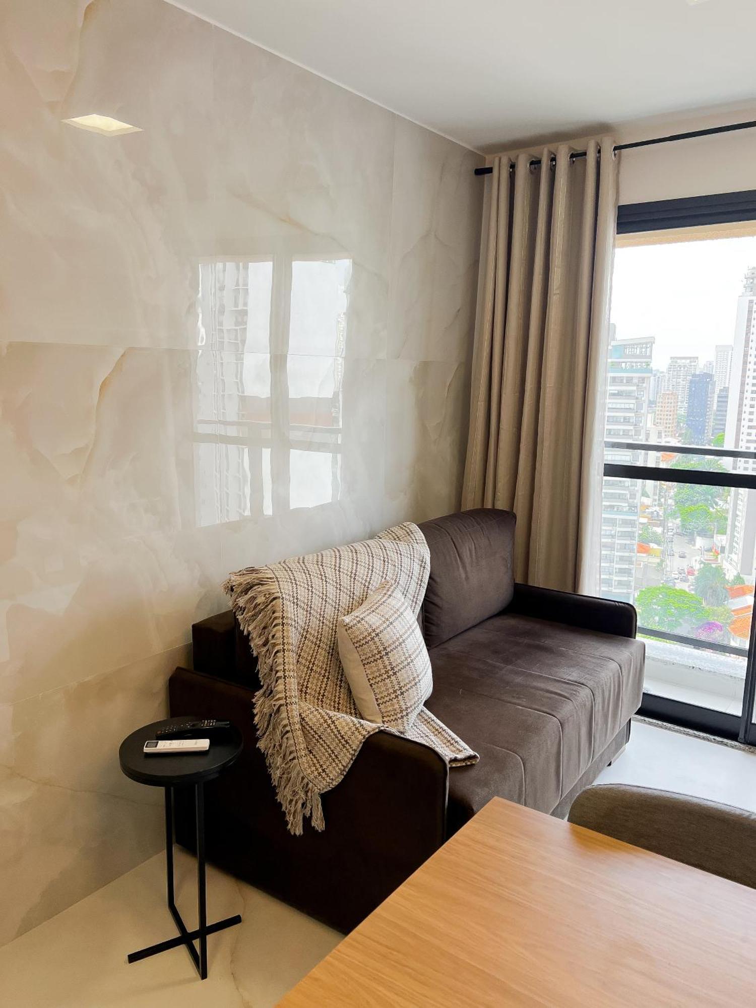 Apto 1 Brooklin With Sofa Bed Apartemen *