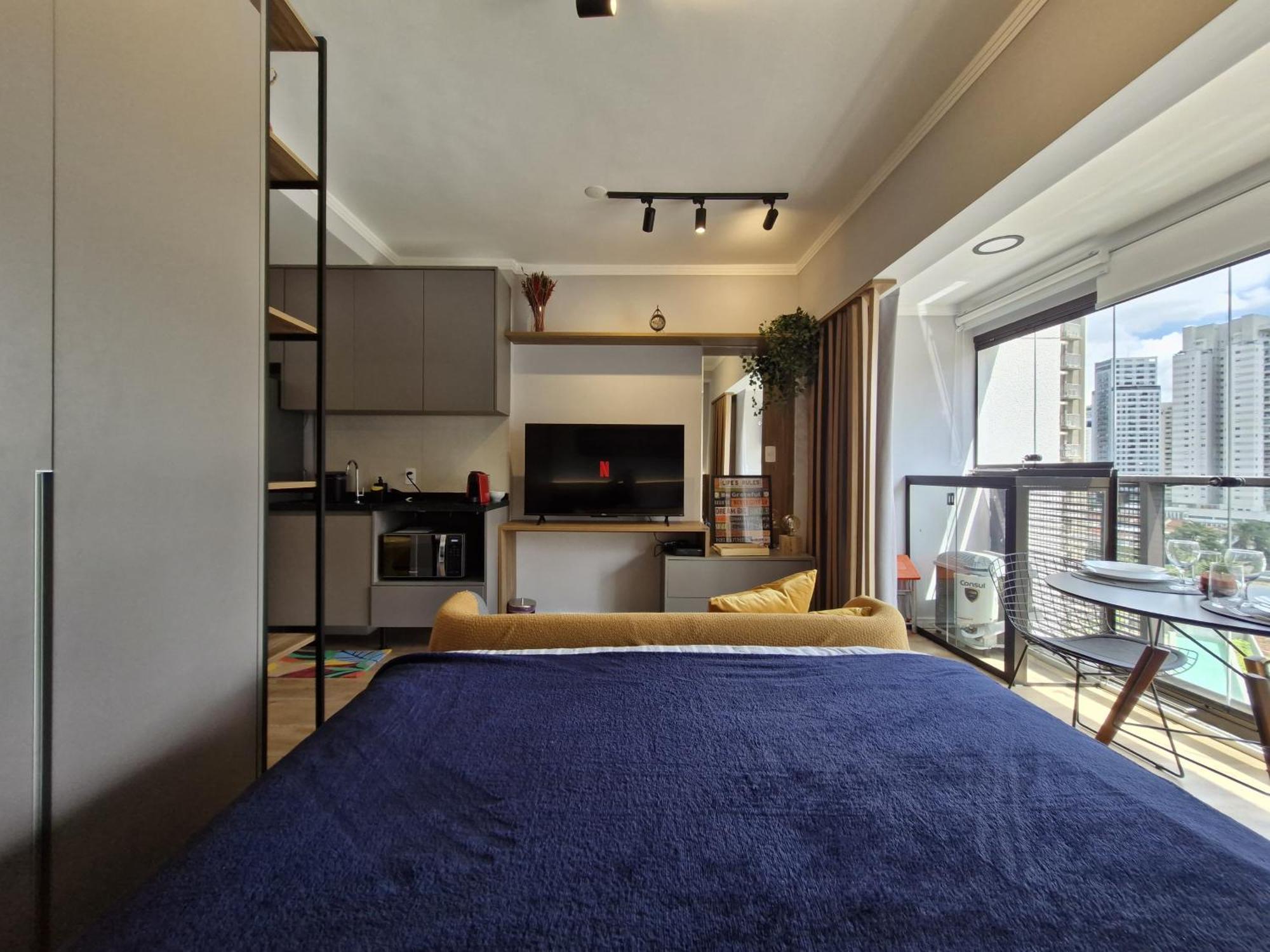 Pratico No Brooklin Prox Ao Metro Apartemen Sao Paulo