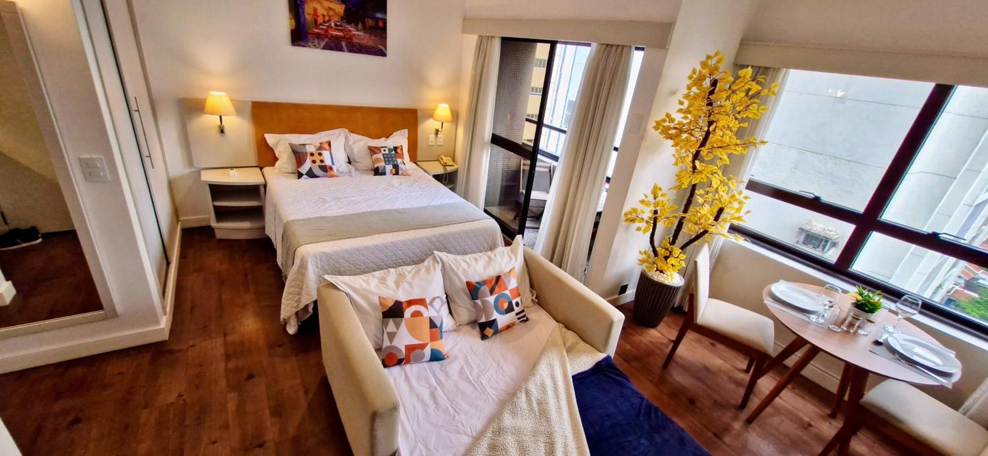 Khách sạn hẻo lánh Flat Luxo 4 Estrelas Jardins Sp São Paulo