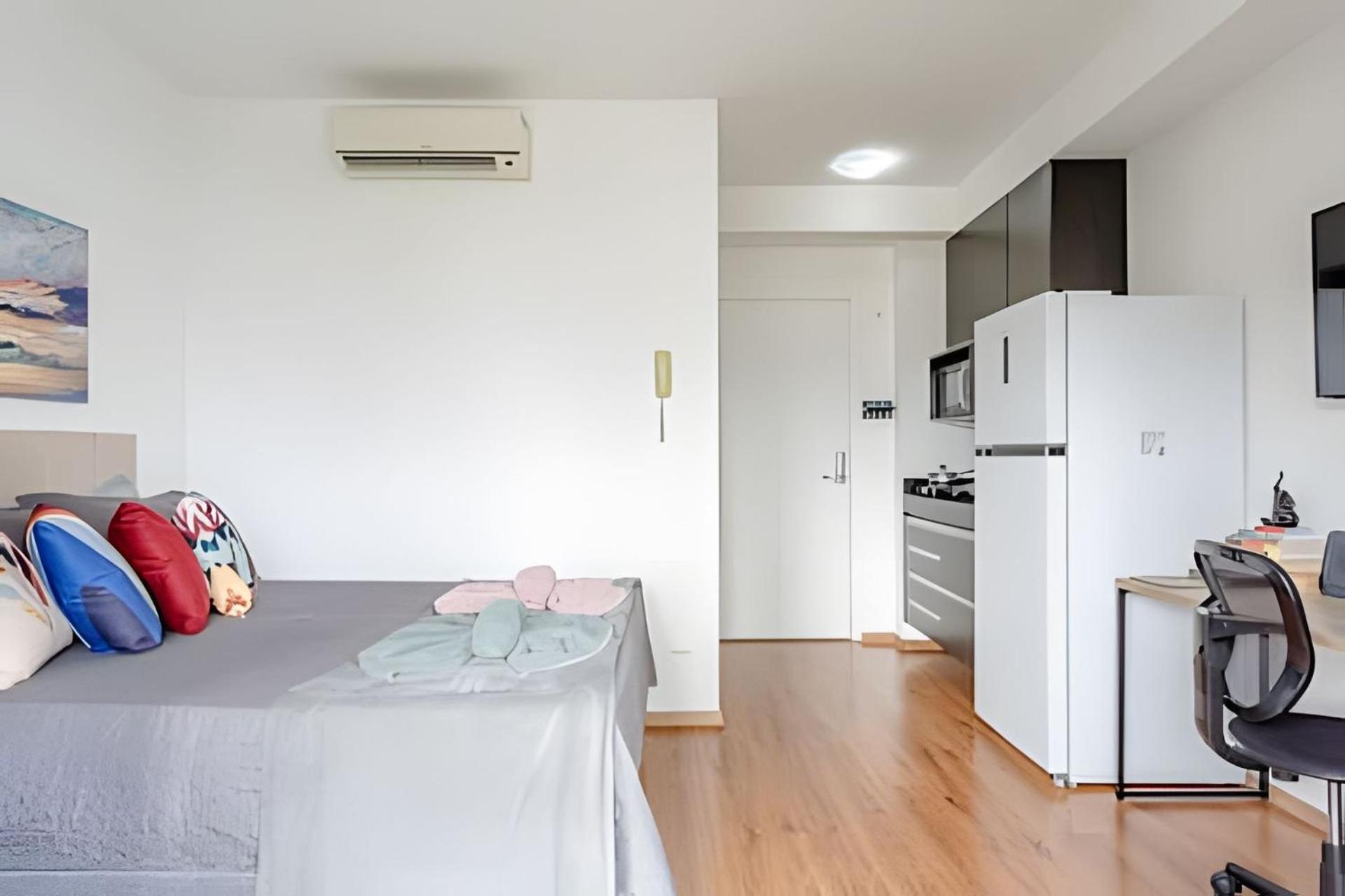Apartment Allianz Garagem, Varanda, Piscina, Academia *