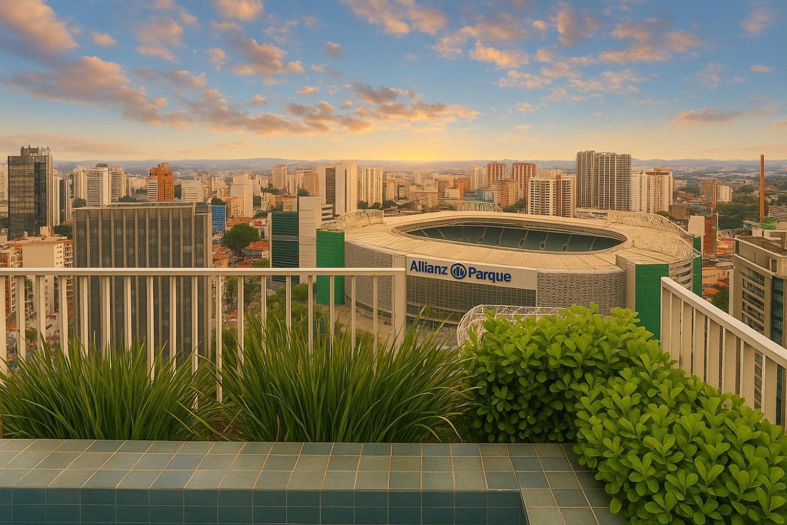 2306 - Modern With Allianz View & Rooftop Pool Apartment Sao Paulo