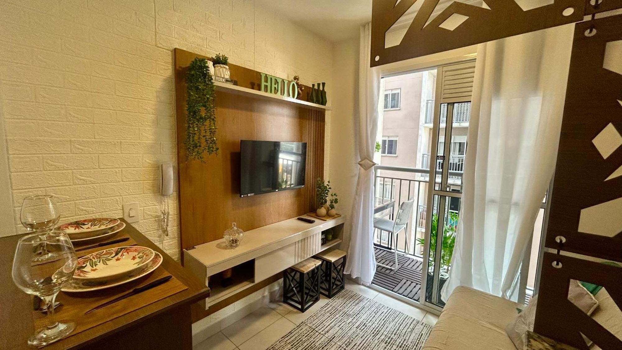 Apartemen O Completo Com Sacada Prox Tokio Marine Hall